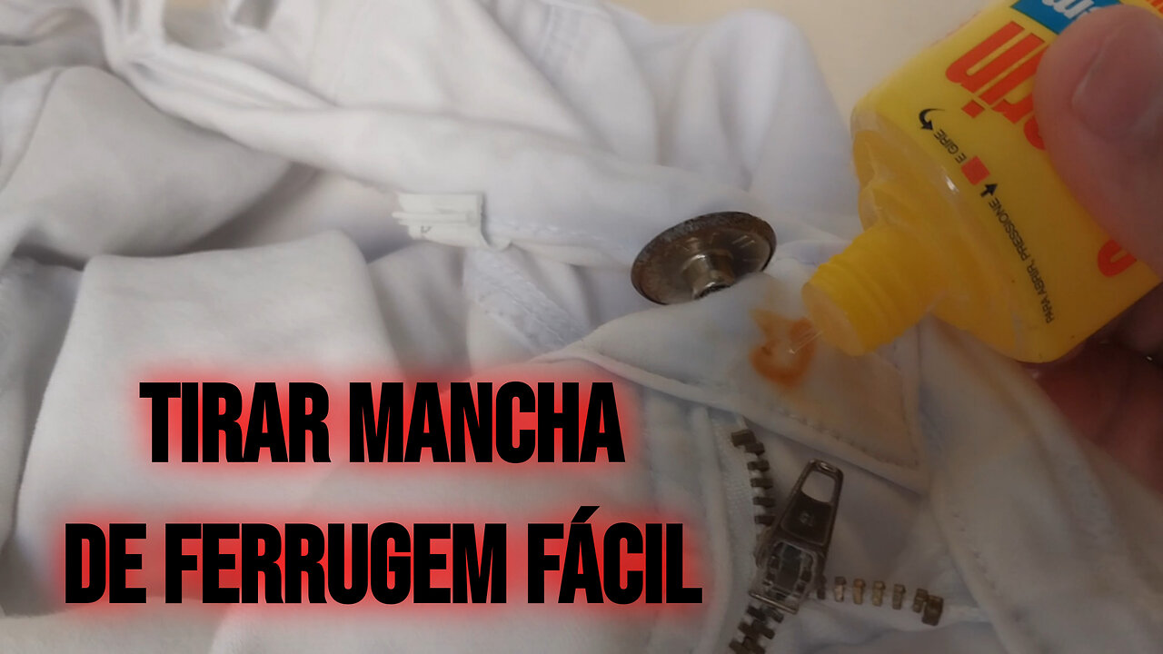Como tirar mancha de ferrugem - Tirar mancha de ferrugem - Ferrugem na roupa - Tirar mancha