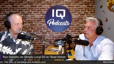 Ron Donoho LIVE on Simply Local San Diego with Brad Weber