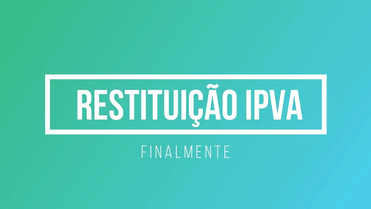 Restituição IPVA na Cidade de São Paulo