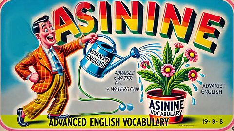 Vocabulary and Pronunciation "ASININE" Advanced English