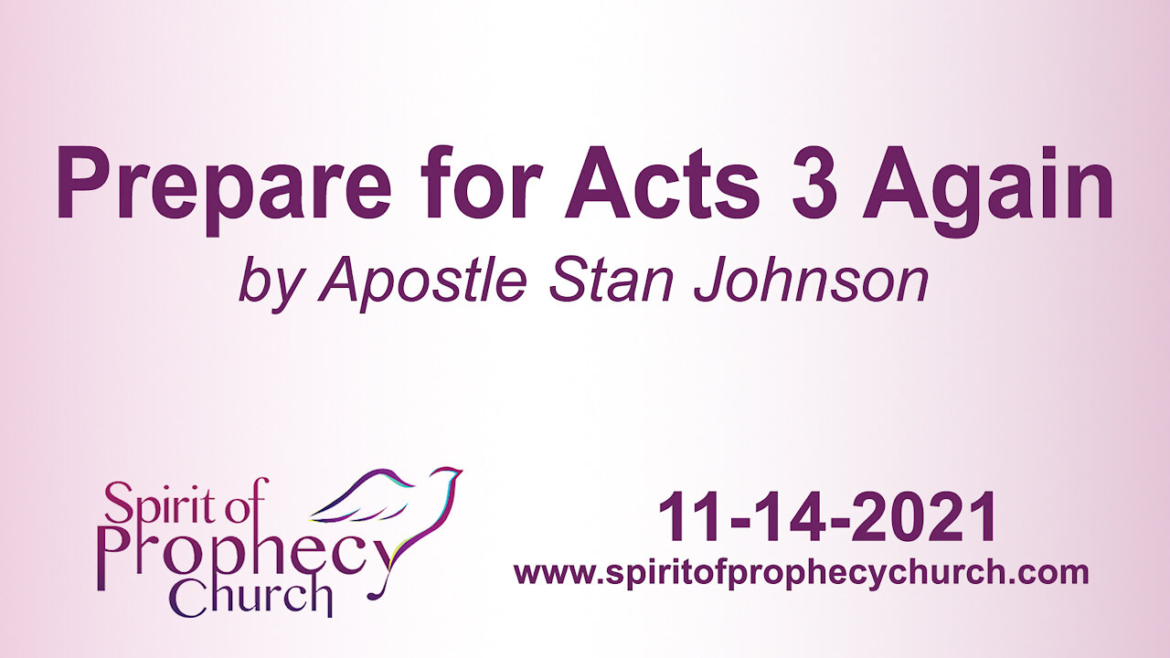 Spirit of Prophecy Church - Sunday Service 11/14/2021