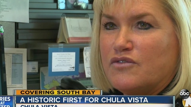 Historic first in Chula Vista: City names first female police chief