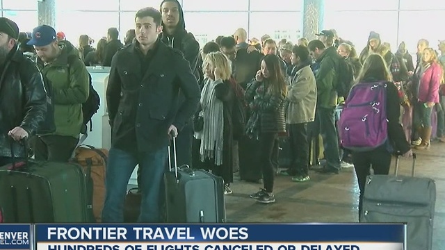 Delays plague Frontier Airlines passengers at DIA