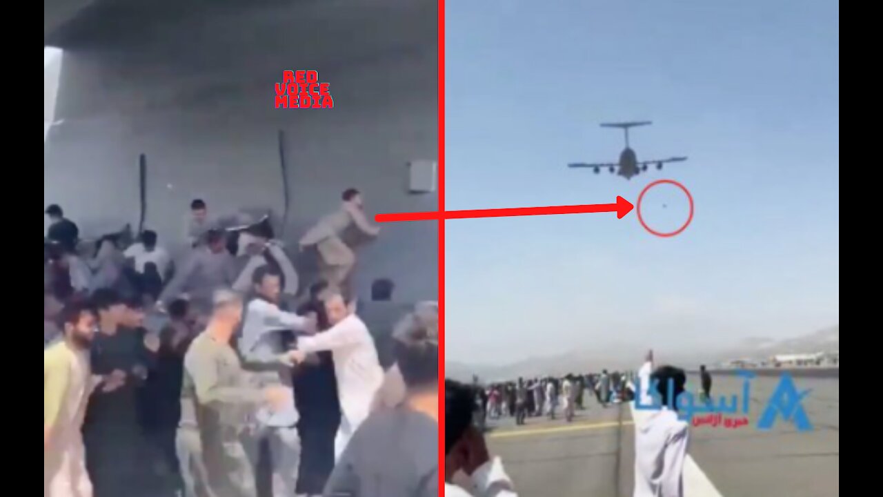 People Falling To Their Death As They Cling To Plane Leaving Kabul, Apache Clearing Runway