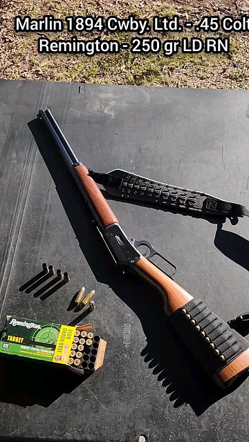 Marlin 1894 Cowboy Limited - .45 Colt Chronograph (Remington 250 gr LD RN)