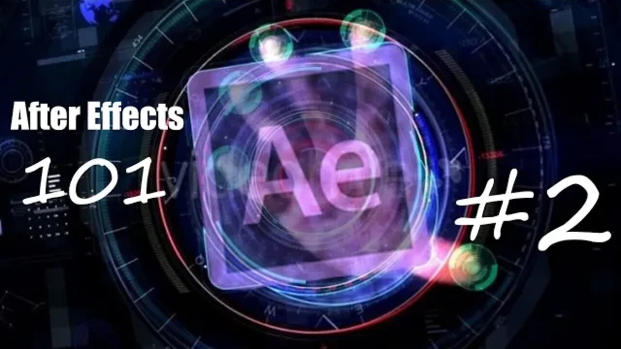 Tutorial básico de Adobe After Effects 2/8 - Composições e pré-composição