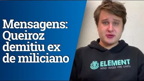 Mensagens revelam que Queiroz demitiu ex-mulher de miliciano para blindar Flávio Bolsonaro