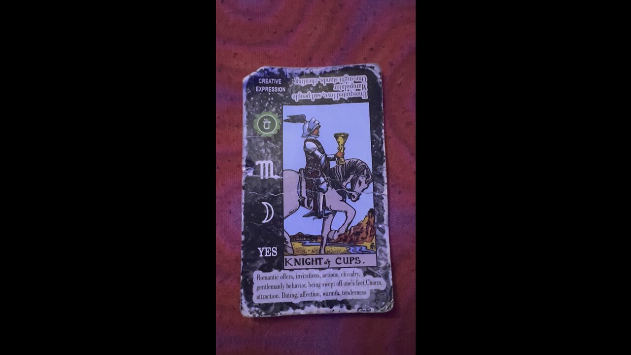 The romantic knight of cups