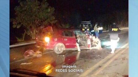 Inhapim: Morre Motorista do acidente na BR-116 entre um Carro de passeio e um Caminhão.