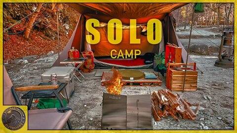 Camping Alone in Japan at Tanzawa Well Camp near Tokyo (Solo Camp)