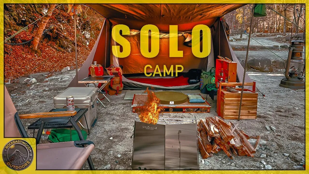 Camping Alone in Japan at Tanzawa Well Camp near Tokyo (Solo Camp)