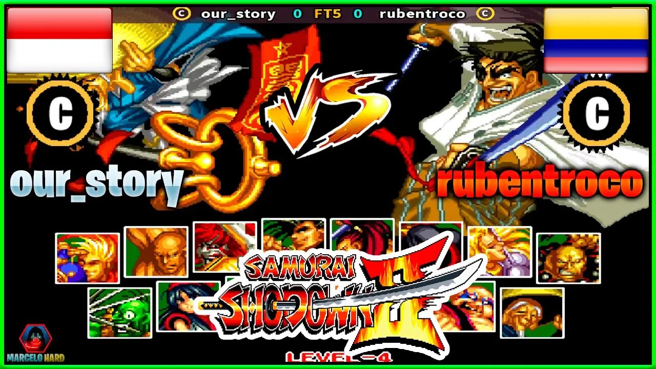 Samurai Shodown II (our_story Vs. rubentroco) [Indonesia Vs. Colombia]