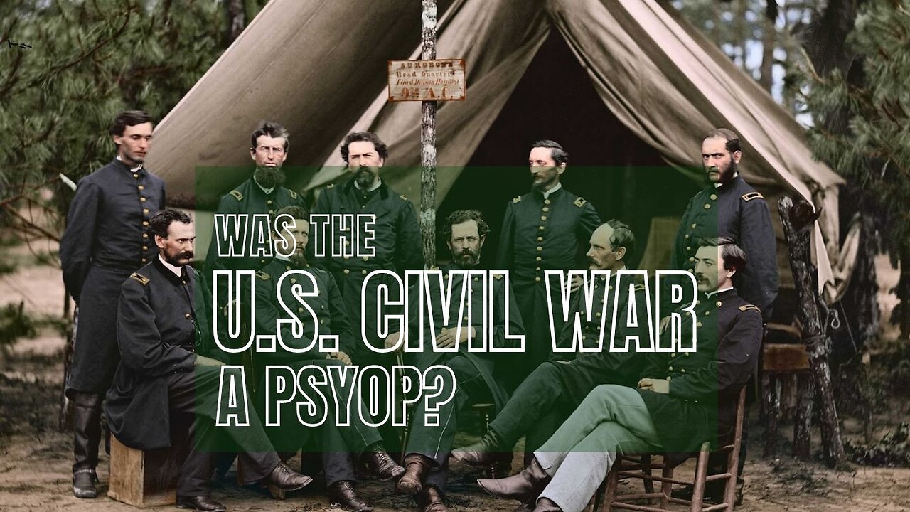 Was The U.S. Civil War A Staged Photo Psyop? [Not Suitable For Everyone]