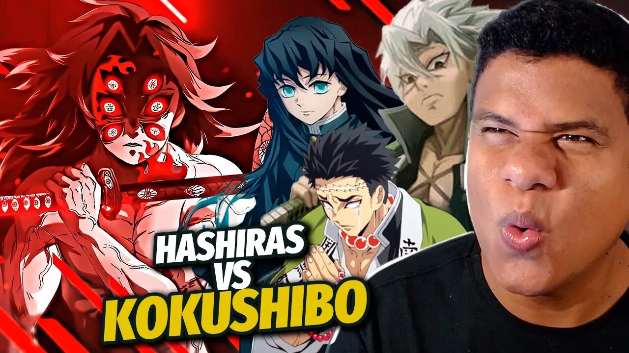 VEJA COMO FOI HASHIRAS VS KOKUSHIBO [DEMON SLAYER] | React Anime Pro