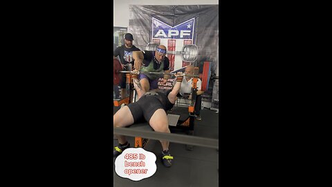 485lb pause bench press!