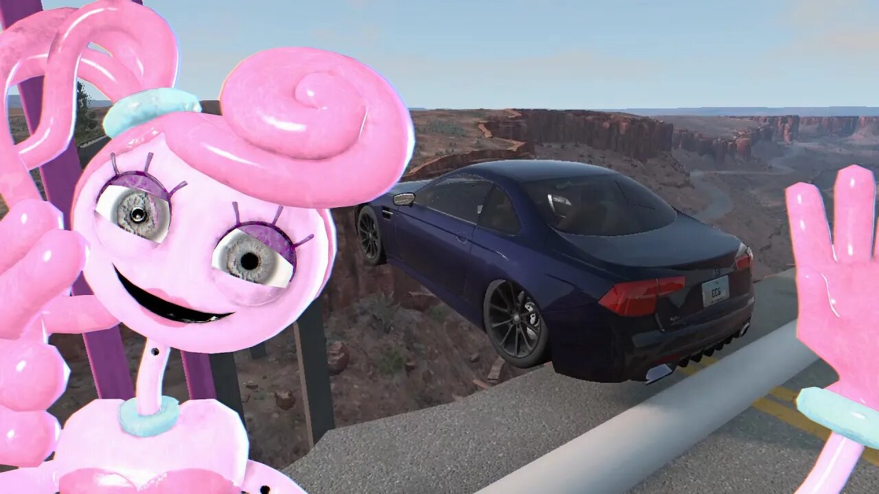 Mommy Long Legs vs Car | Poppy Playtime in BeamNG | Fatal Crash 15