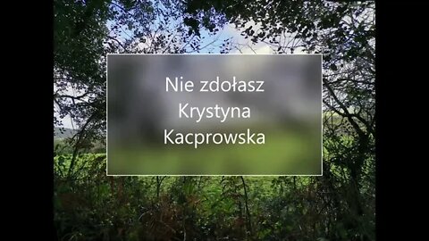 Nie zdołasz -Krystyna Kacprowska