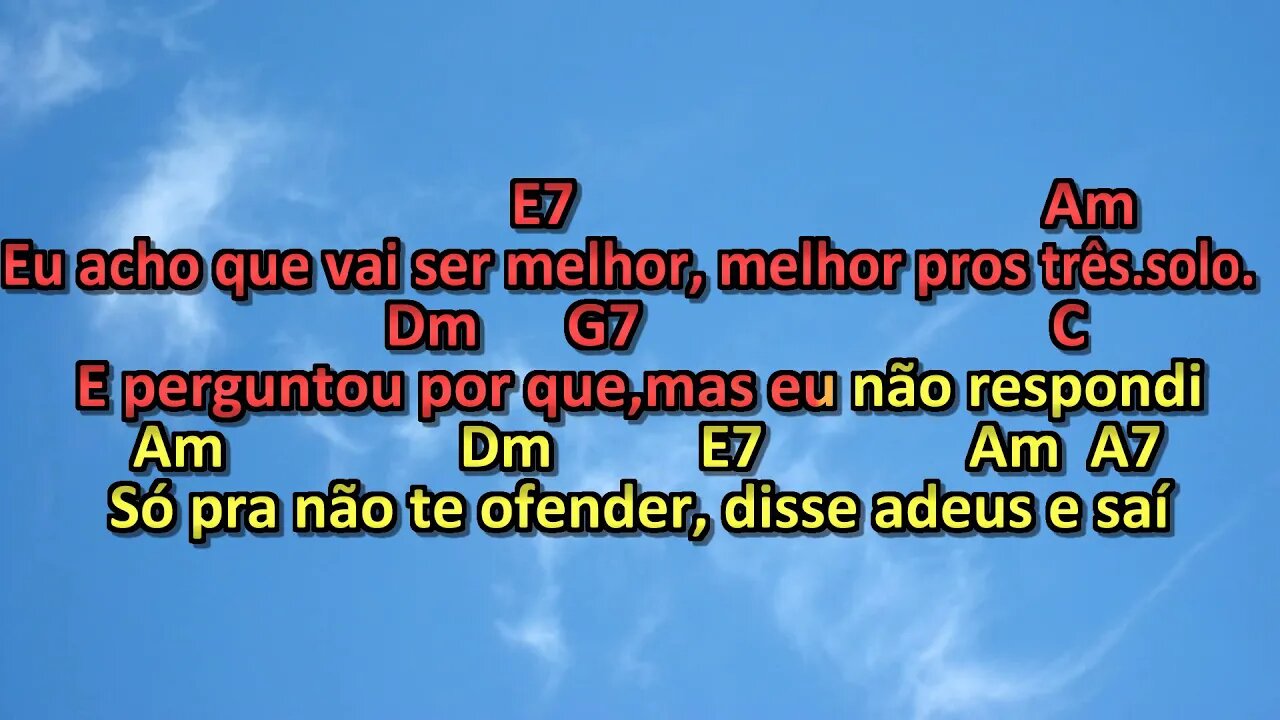 Matogrosso & Mathias Na Hora do Adeus karaoke playback 2