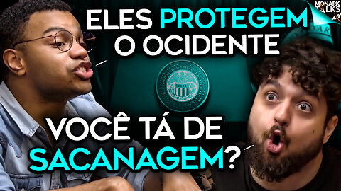ESTADOS UNIDOS HERÓI DO MUNDO? MONARK NÃO AGUENTA! 🤣