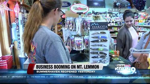 Mt. Lemmon is back in business with road open