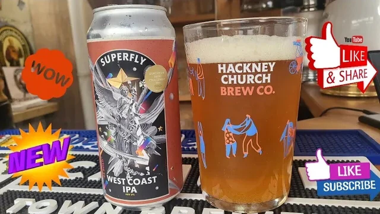 Superfly West Cost IPA 6% ABV clwb Tropica beater Hackney Church Brewing 25% discount code...