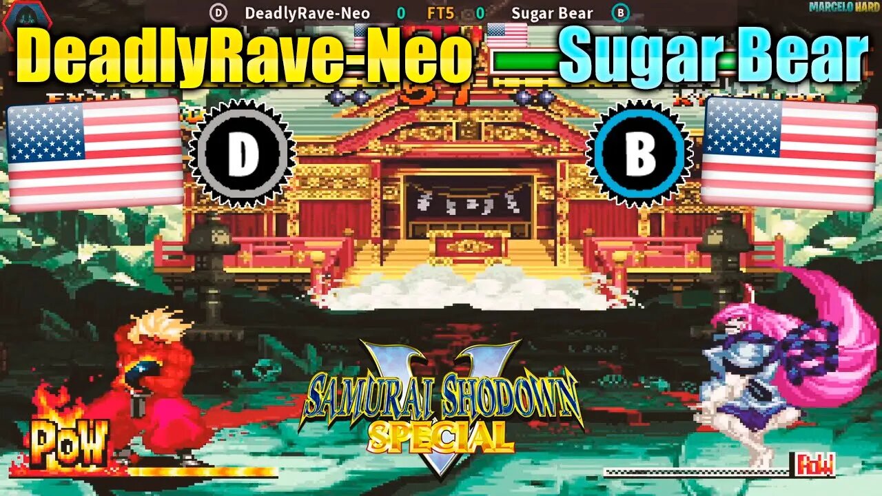 Samurai Shodown V Special (DeadlyRave-Neo Vs. Sugar Bear) [U.S.A. Vs. U.S.A.]