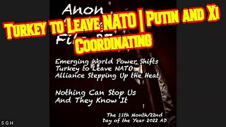 SGAnon Bombshell: Turkey to Leave NATO - Putin and Xi Coordinating!