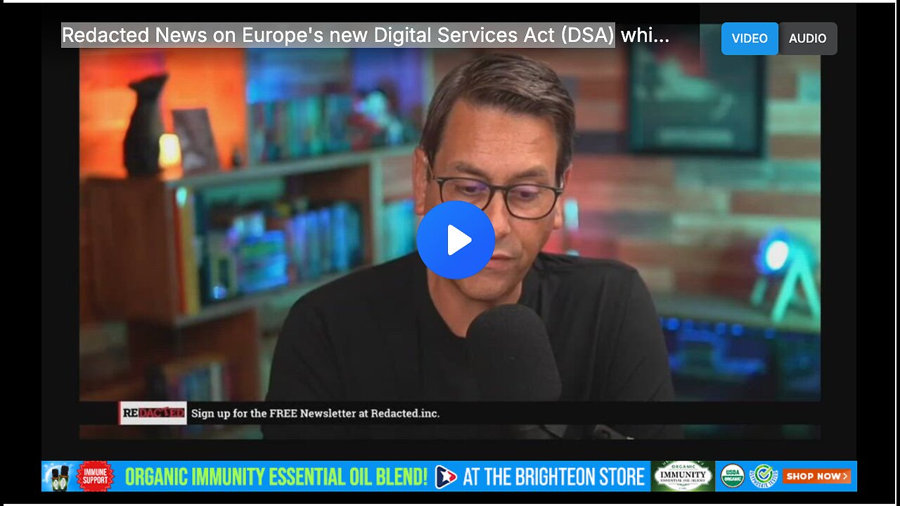 Redacted News on Europe's new Digital Services Act (DSA)