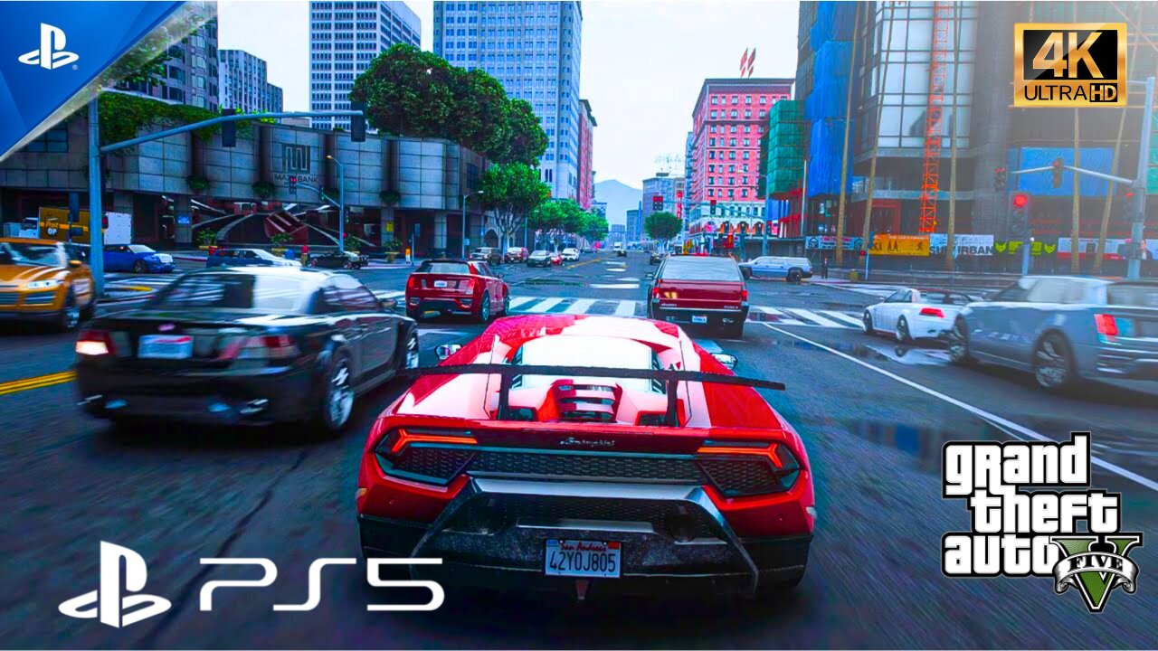 GTA 5 🏎 | Realistic Graphics Mod | Grand Theft Auto 5 | Gameplay