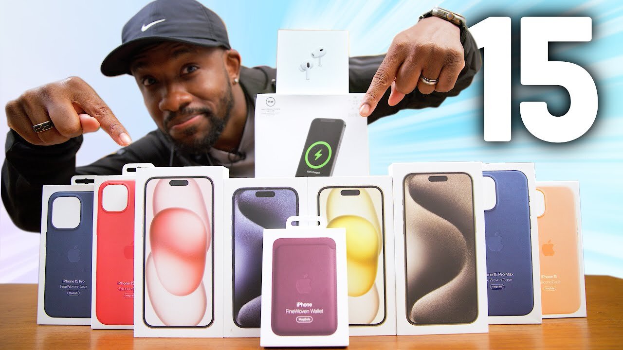 NEW Massive iPhone 15 & 15 Pro Unboxing!