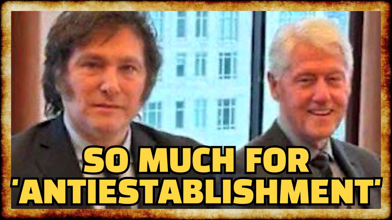 Javier Milei Has "Positive Meeting" with BILL CLINTON and BIDEN TEAM