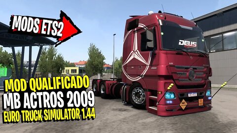 ▶️SAIU - MERCEDES BENS ACTROS 2009 ETS2 1.44 LANÇAMENTO