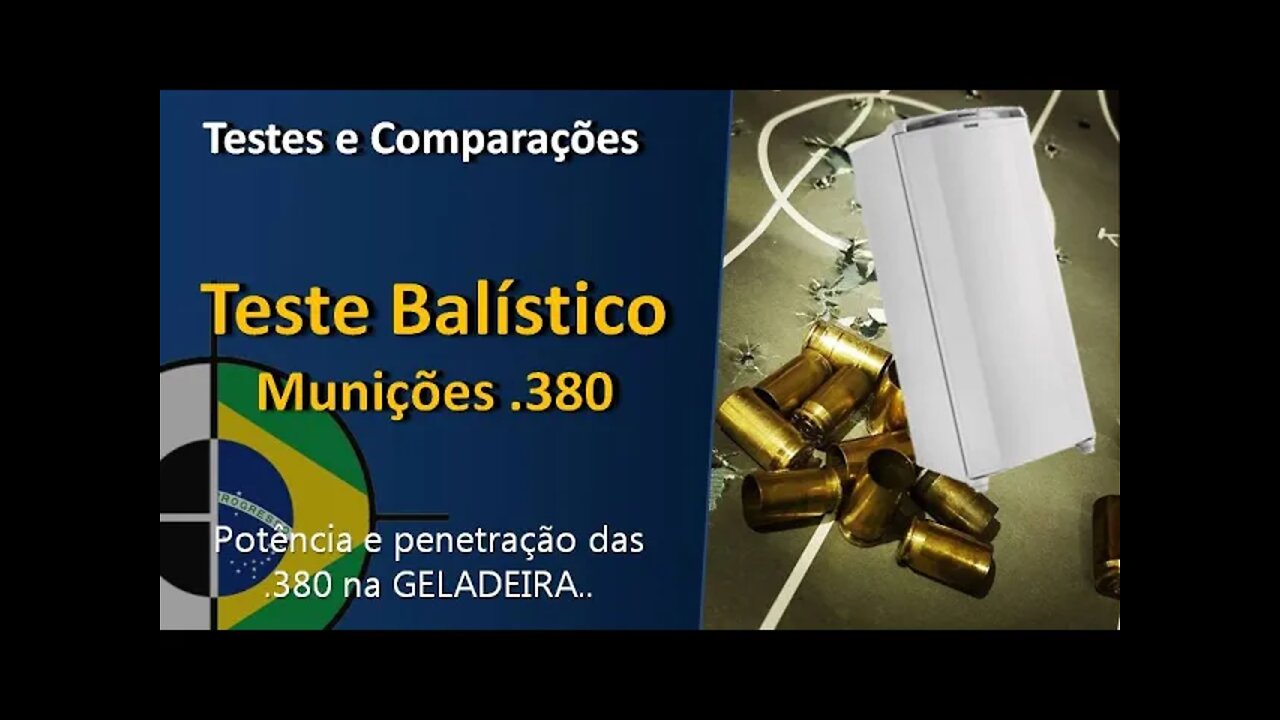 Teste Balístico - Munições 380 (Rec./NTA/TREINA/Bonded HEX/Black Mamba/Barnes/Hornady)