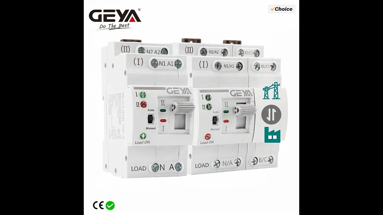 Dual Power Automatic Transfer Switch Electrical Selector Switches