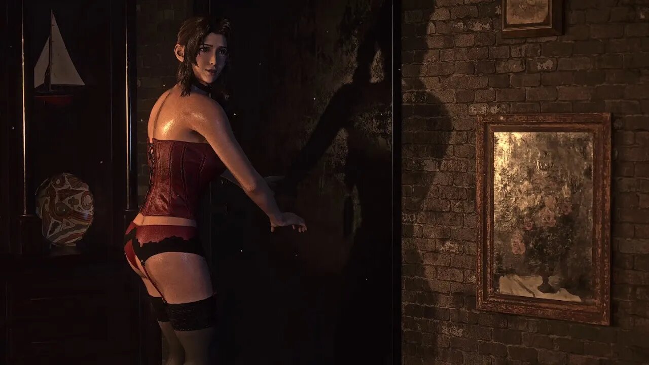 Resident Evil 3 Remake Arieth corset lingerie [4K]