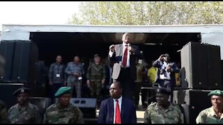 SOUTH AFRICA - KwaZulu-Natal - Day 4 - Jacob Zuma addresses his supporters (Videos) (Bgp)