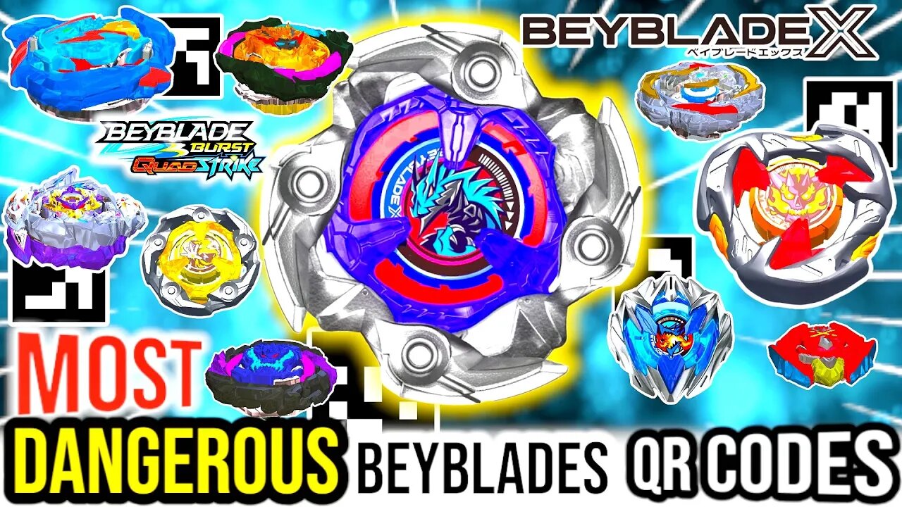 Most DANGEROUS Beyblades QR CODES | Beyblade Game NEW Premium QR Codes