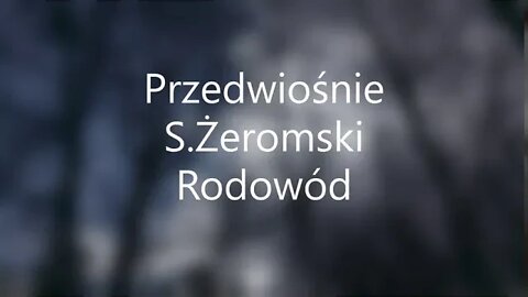 Przedwiośnie - S Żeromski Rodowód audiobook