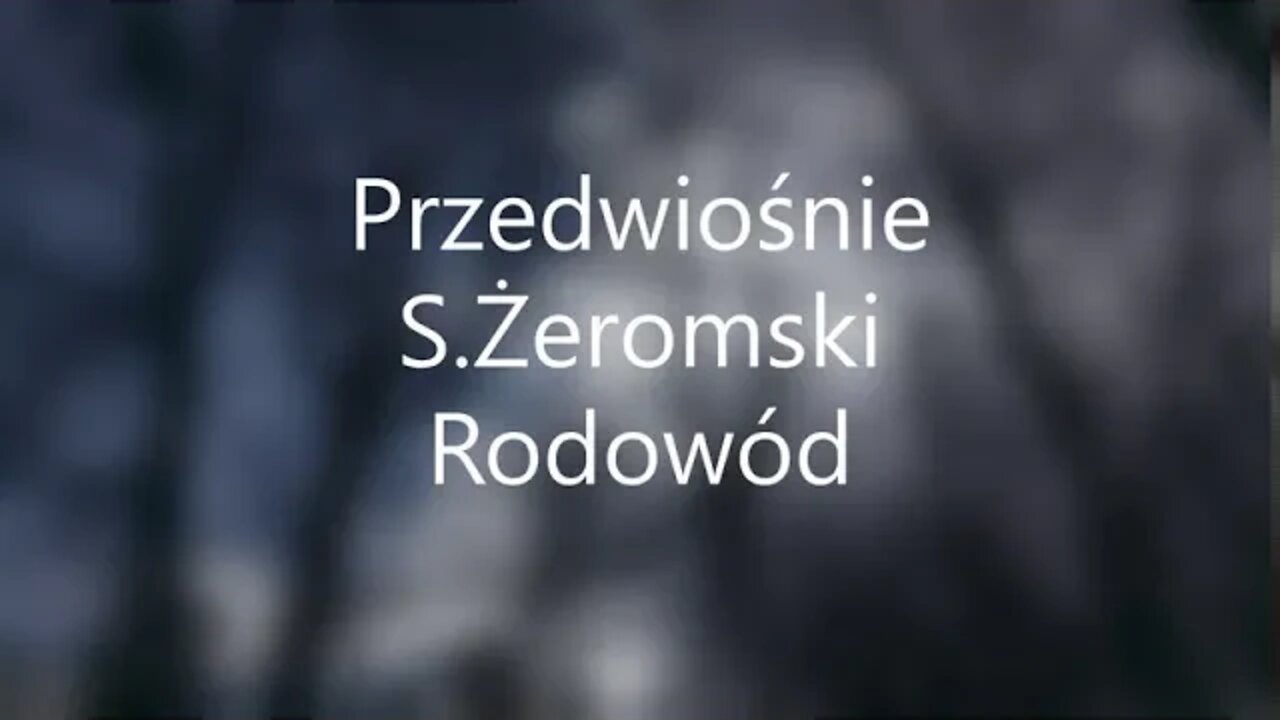 Przedwiośnie - S Żeromski Rodowód audiobook