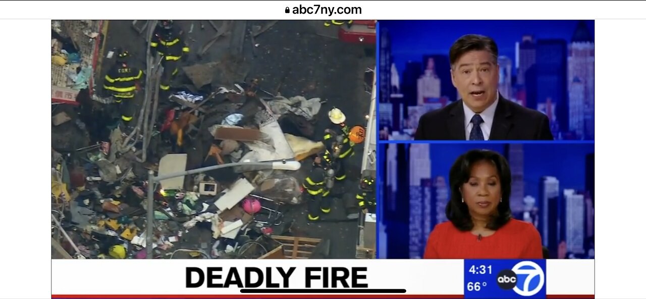 MASSIVE FIRE IN MANHATTAN CHINA TOWN 03/23/23
