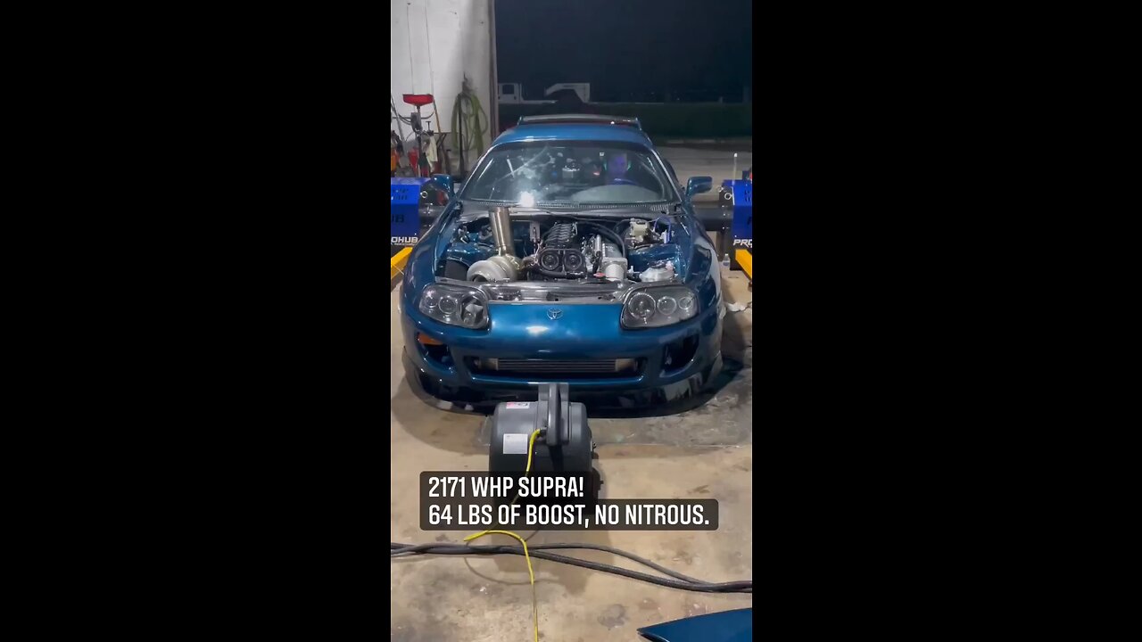 2171 WHP Supra 64 Lbs of Boost No Nitrous