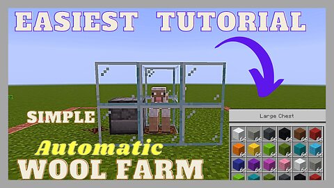 Minecraft farms, wool farm minecraft, redstone, #minecraft