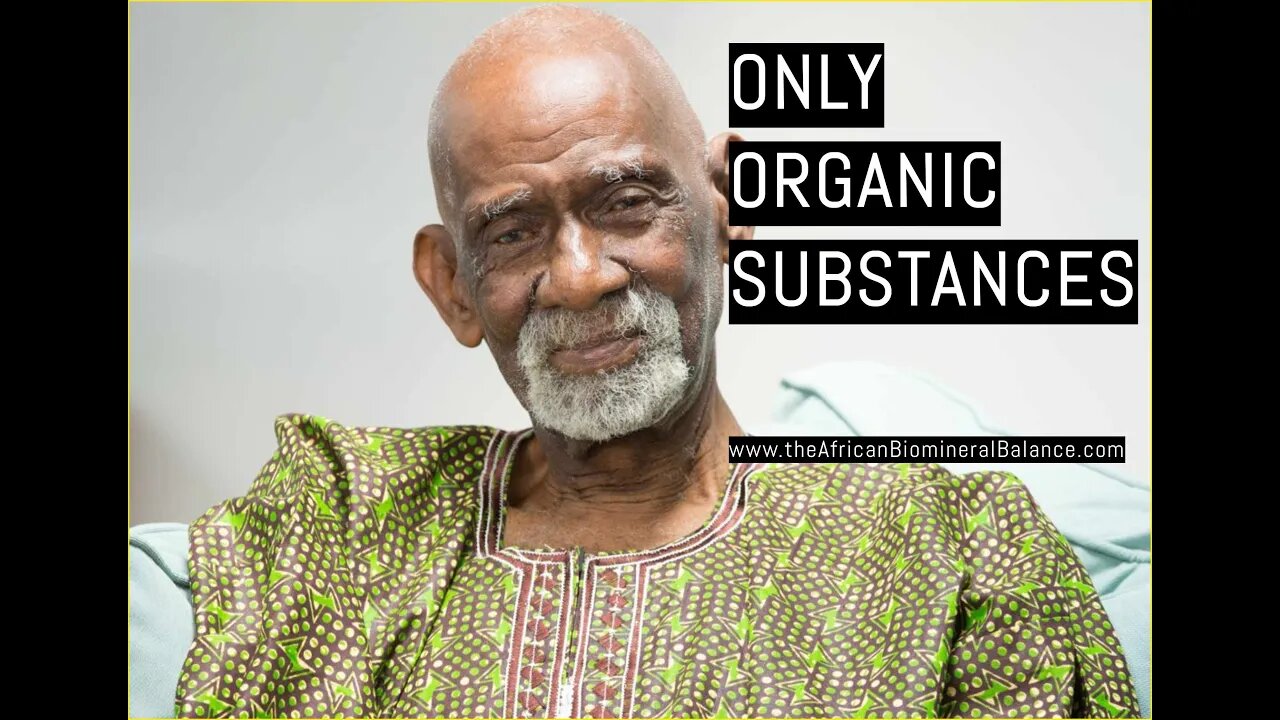 DR SEBI - ONLY ORGANIC SUBSTANCES HEAL