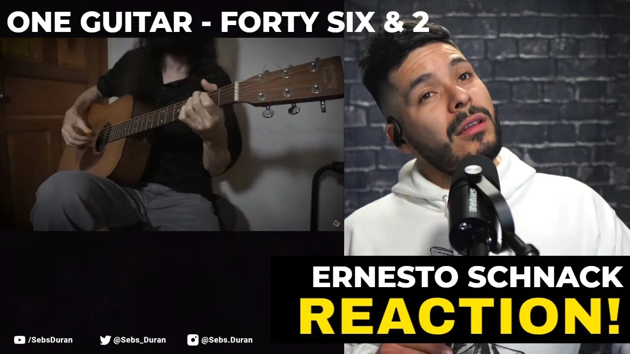 First time checking out Ernesto Schnack - Forty Six & 2 Tool Cover (Reaction!)