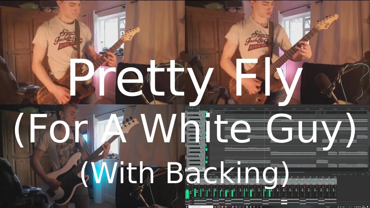 Pretty Fly (with backing) | Full Guitar Cover | Daniel Covers