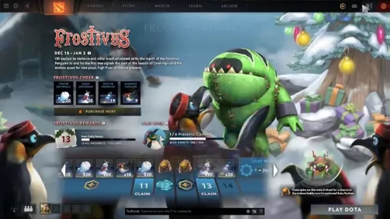 Dota 2 Frostivus Treasure 2019 Free Giveaway!!