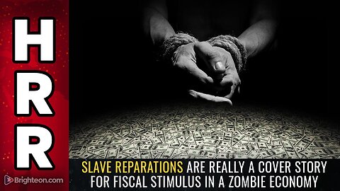 SLAVE REPARATIONS are really a cover story for fiscal stimulus in a ZOMBIE economy