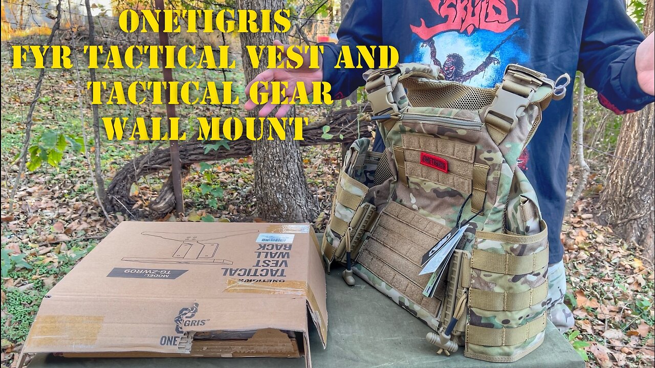 OneTigris FYR Tactical Vest/Plate Carrier and Tactical Gear Wall Mount