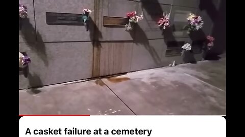 Casket failed at the cemetery