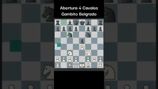 GAMBITO BELGRADO GANHA EM 13 LANCES #xadrez #chess #viral